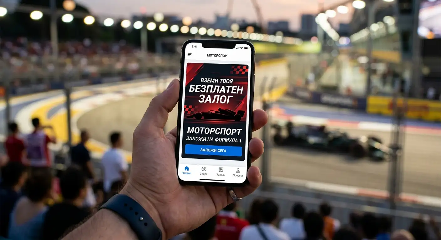 Безплатен залог free bet върху пазар на моторни спортове