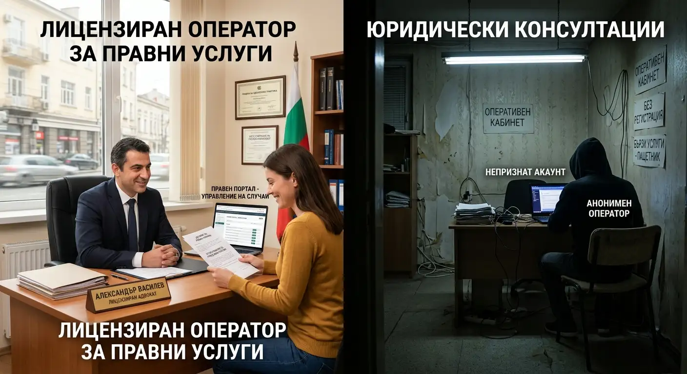 Разлика между легален и нелегален оператор при спор