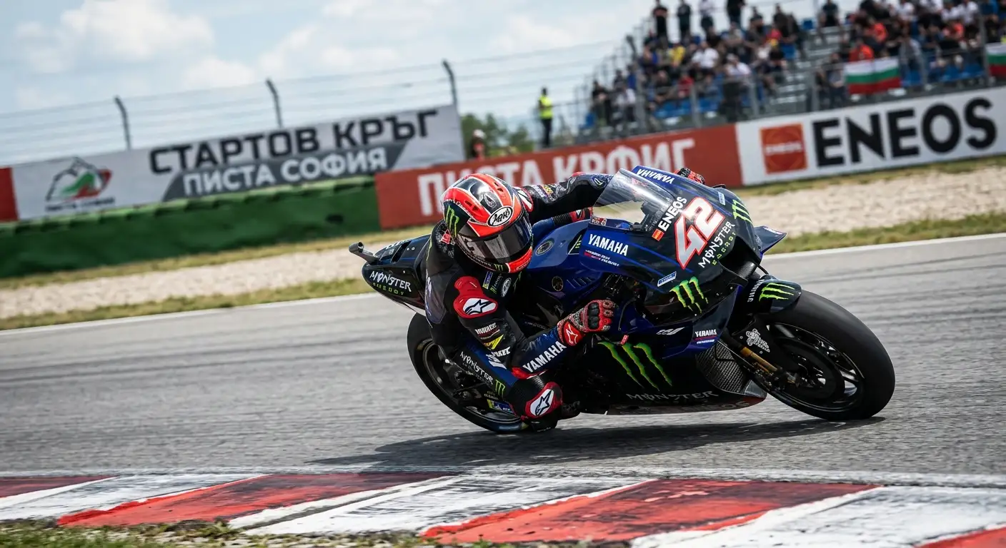 Лидер в шампионата на MotoGP по време на състезание