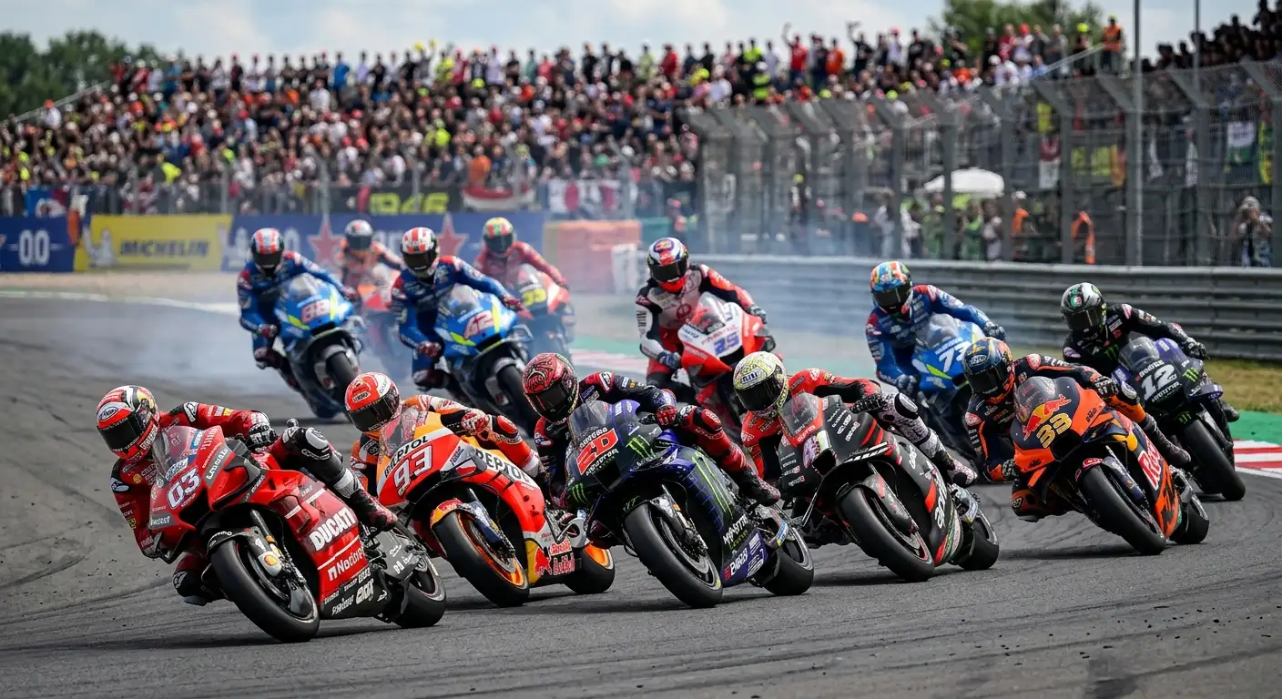 Плътно поле от претенденти за подиум в MotoGP